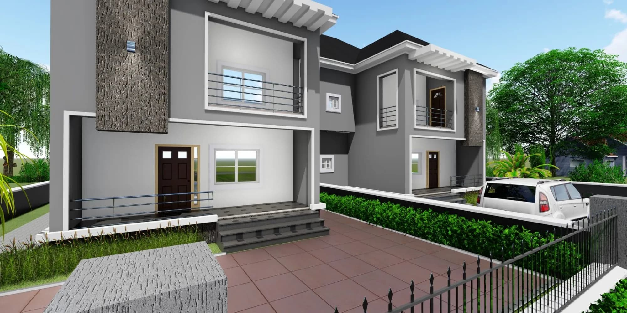 2 Bedroom Semi-Detached Duplex